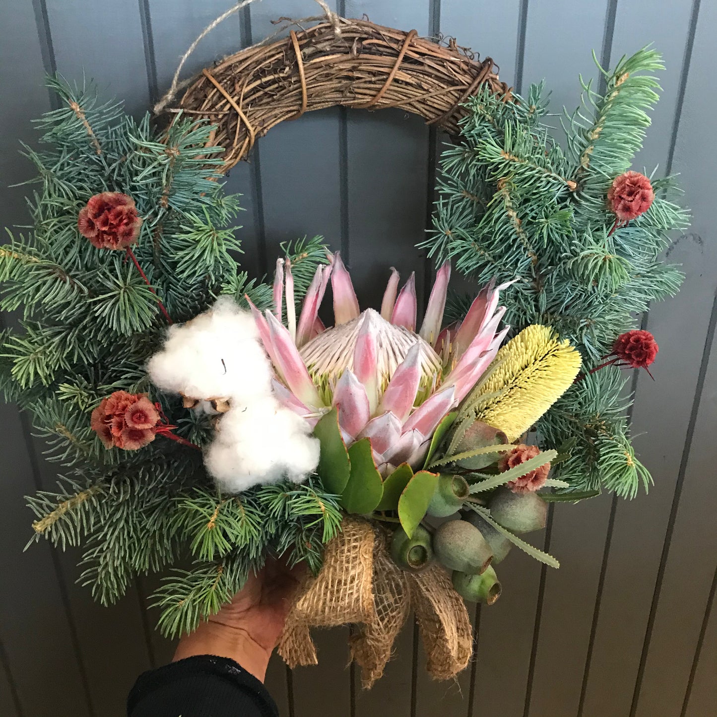 Australian Native Wreath on Thursday 4th December