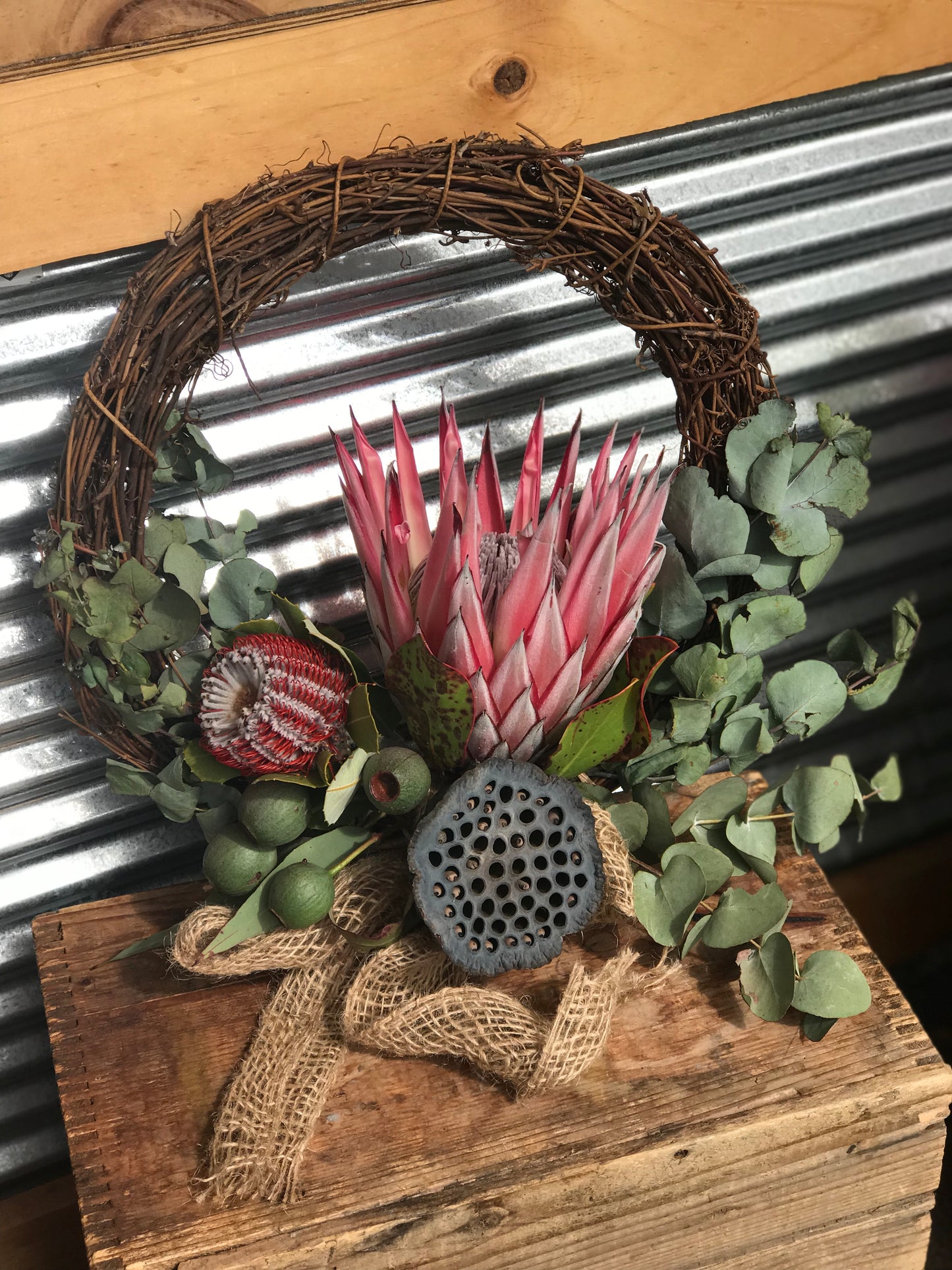 Australian Native Wreath on Thursday 4th December