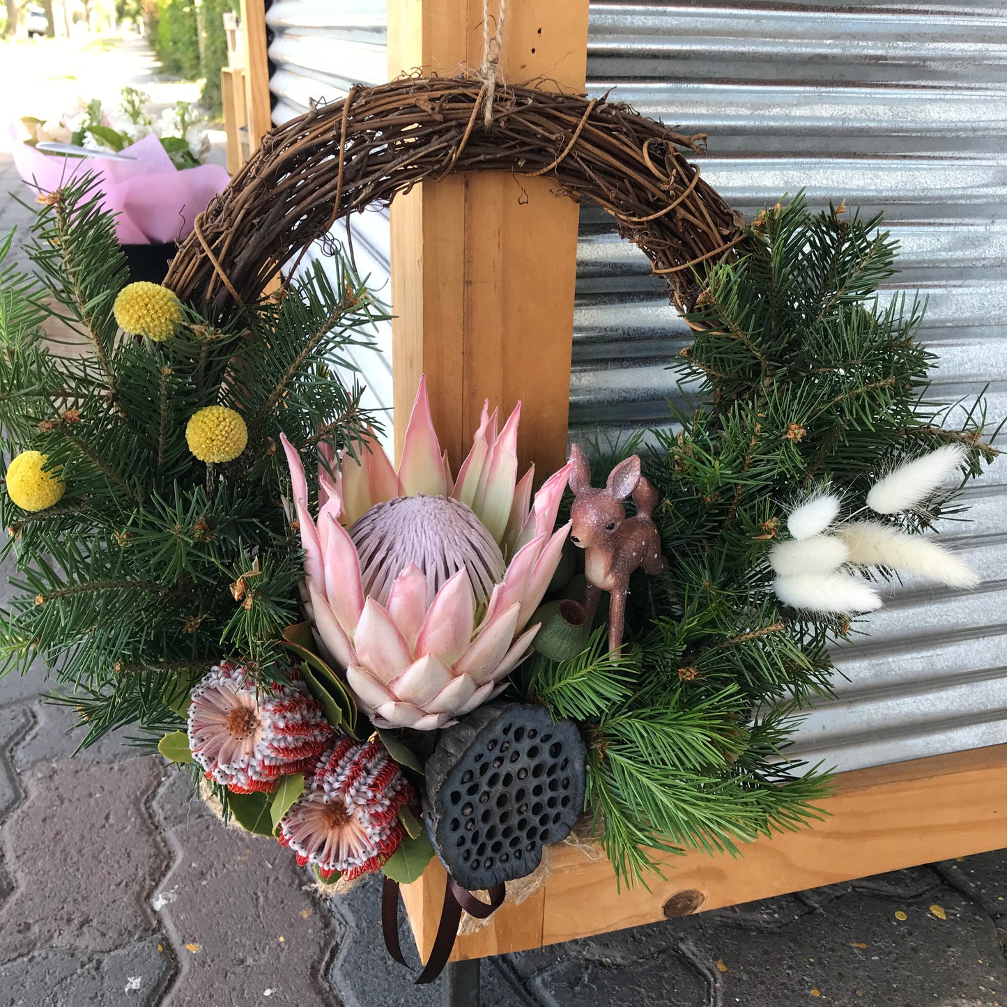 Australian Native Wreath on Thursday 4th December